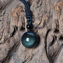 Charger l'image dans la galerie, Pendentif en Obsidienne Oeil Céleste - Protection Céleste