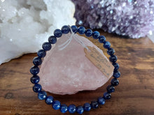 Charger l'image dans la galerie, Bracelet CYANITE BLEUE 6mm