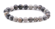 Charger l'image dans la galerie, Bracelet « JASPE FEUILLE D’ARGENT »