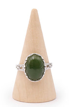 Charger l'image dans la galerie, Bague en argent « JADE NÉPHRITE »