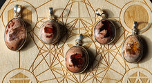 Charger l&#39;image dans la galerie, Pendentif en argent &quot;OPALE DE FEU&quot;
