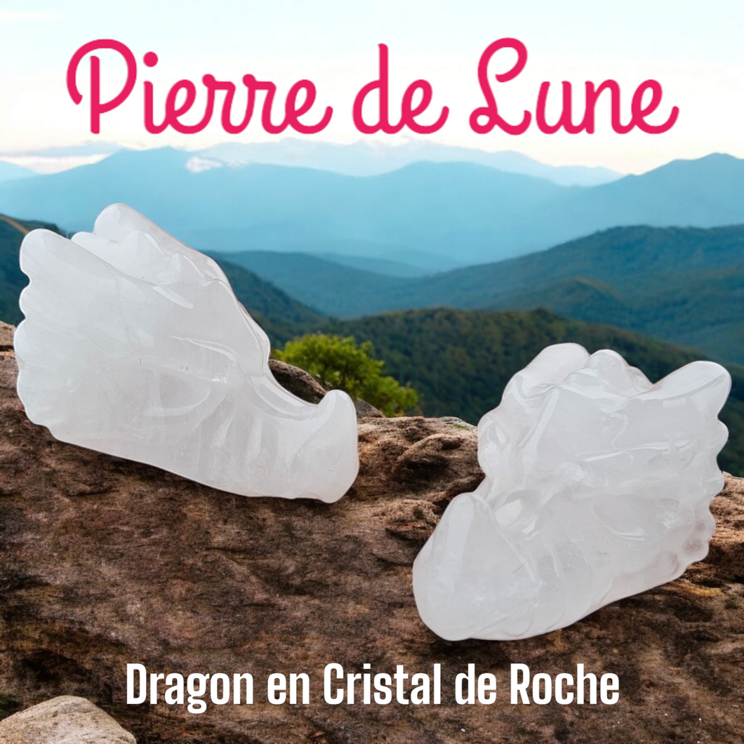 Dragon en Cristal de Roche