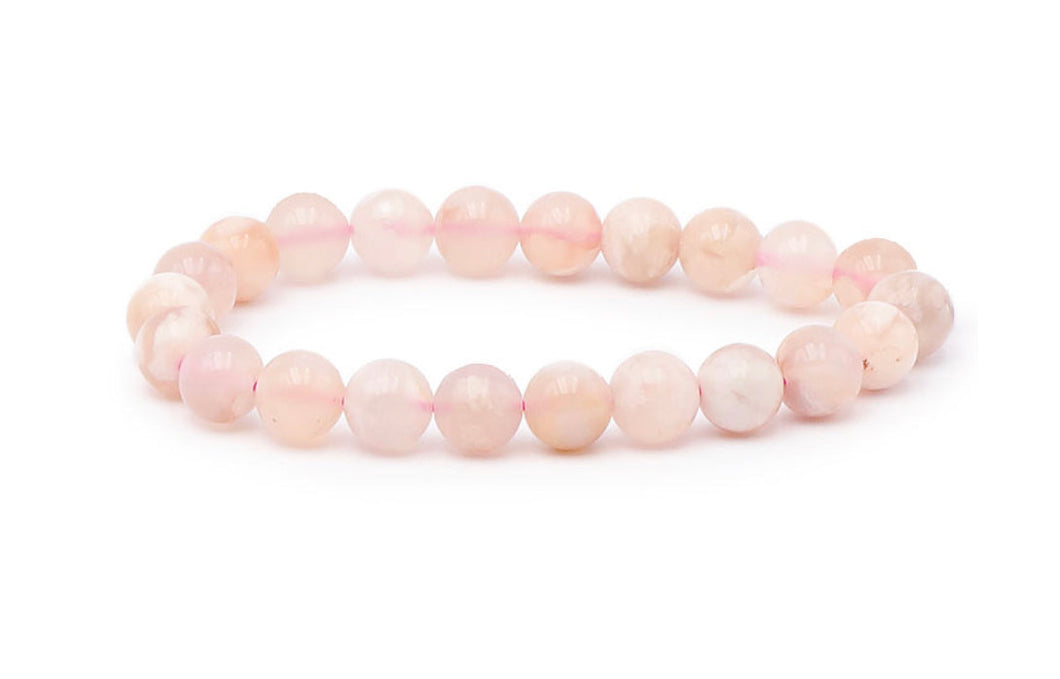 Bracelet « AGATE FLEUR DE CERISIER »