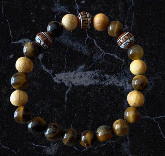 Bracelet PALO SANTO/ OEIL DE TIGRE