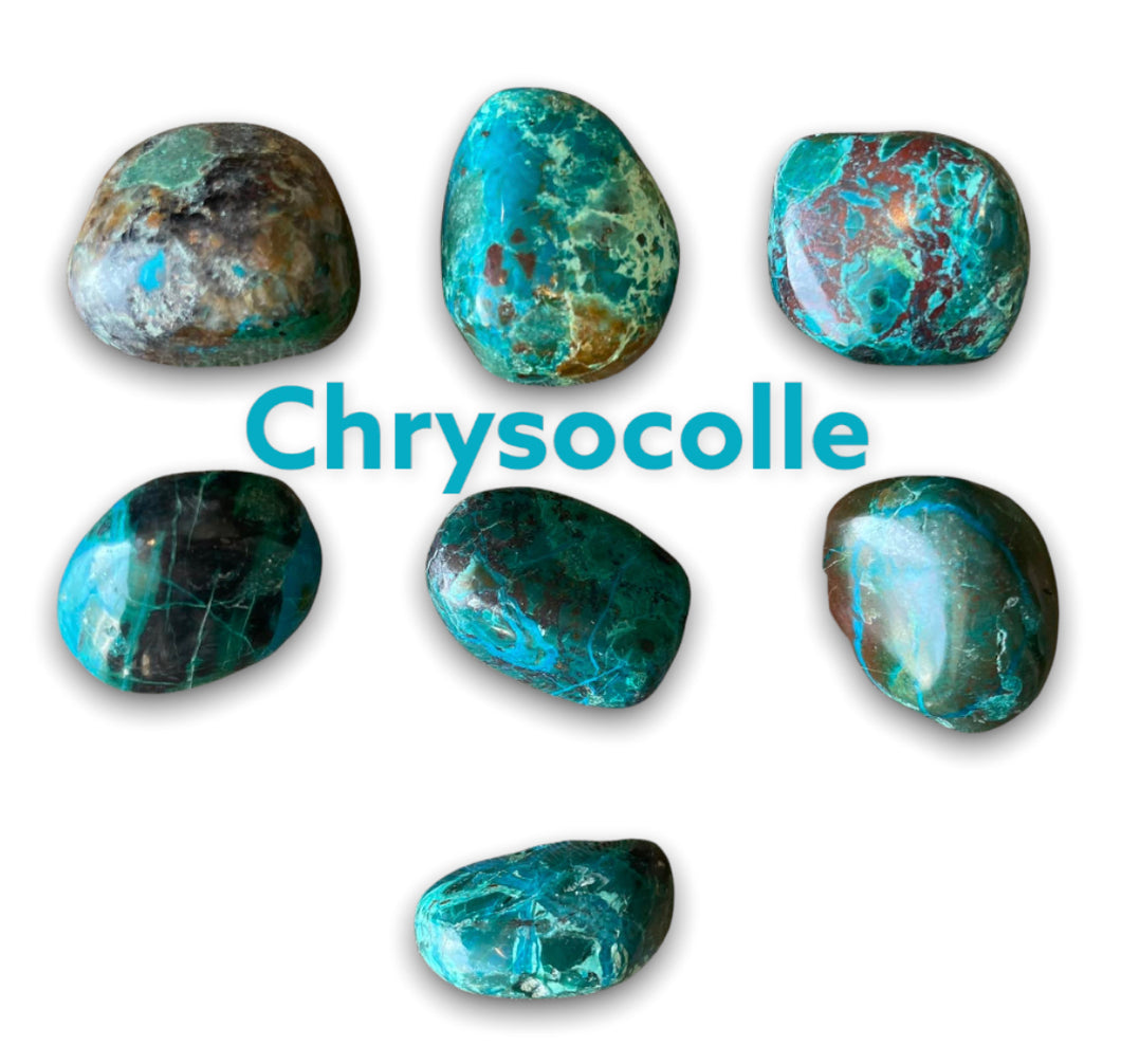 Pierre roulée « CHRYSOCOLLE »