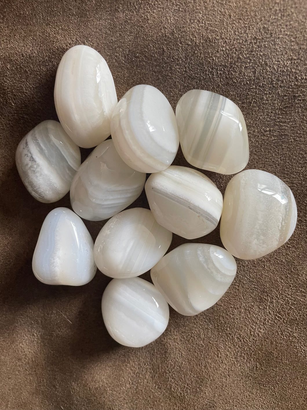 Pierre roulée AGATE BLANCHE