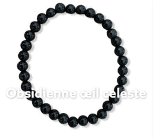 Charger l&#39;image dans la galerie, Bracelet OBSIDIENNE ŒIL CÉLESTE

