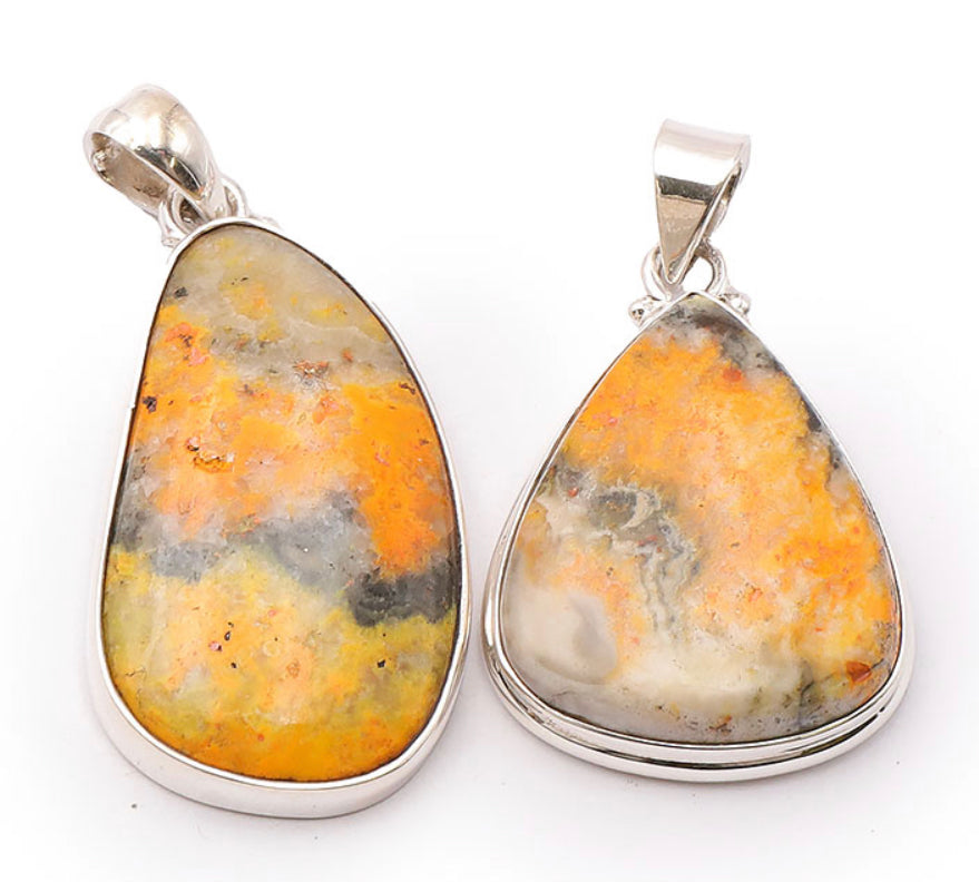 Pendentif en argent « Jaspe bourdon »
