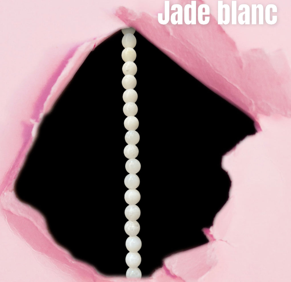 Bracelet JADE BLANC 