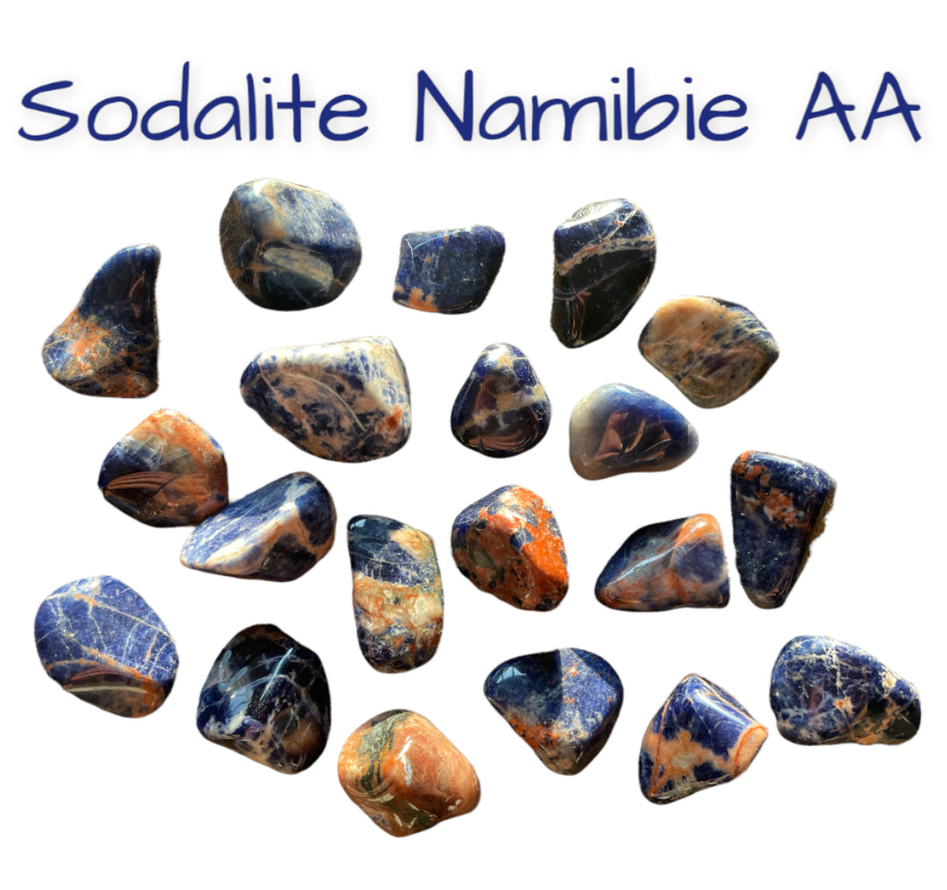 Pierre roulée SODALITE NAMIBIE AA