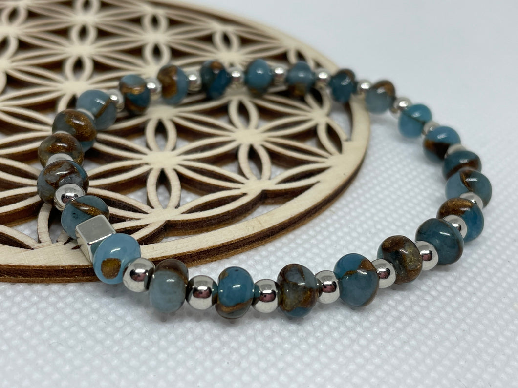 Bracelet « QUARTZ BLEU »